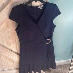 Navy Blue Speechless Dress, size large.
